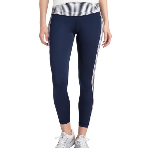 Vineyard Vines Pants - NWT Vineyard Vines Gingham Performance Legging Navy - M
